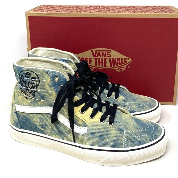 Vans Other - VANS Sk8-Hi Tapered Shoes High Top Denim Olive Men’s Size Sneakers VN0A5KRUY33